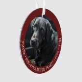 Cat-Foto für Haustiere für immer Personalisiert Ornament (Vorderseite)