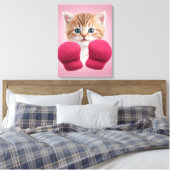 Cat Foto Leinwanddruck (Insitu (Schlafzimmer))