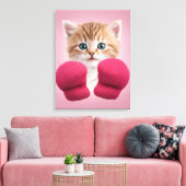 Cat Foto Leinwanddruck (Insitu (Wohnzimmer))