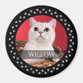 Cat Foto Magnet - Personalisierter Pet Keepake (Vorne)