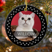Cat Foto Ornament - Personalisierter Pet Keepake
