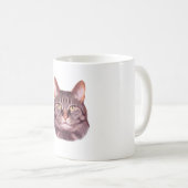 Cat Foto Portrait Kaffeetasse (VorderseiteRechts)