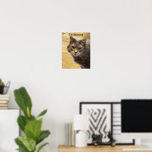 Cat Foto Poster (Heimbüro)
