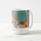 Cat Foto Snowflake Pet Foto Kaffeetasse (VorderseiteRechts)
