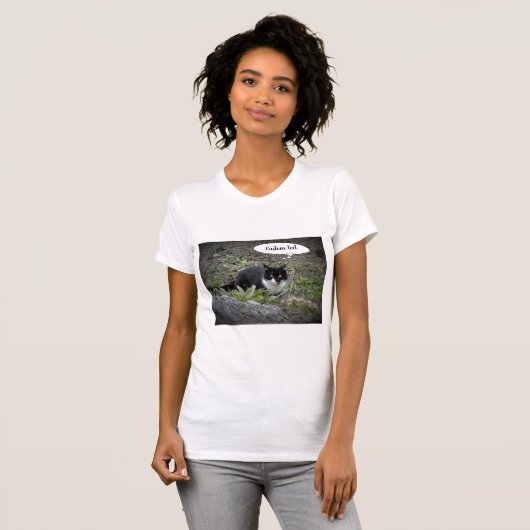 Cat Foto T - Shirt (Vorne ganz)