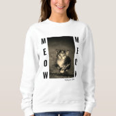 Cat Foto Template Frauen Sweatshirt (Vorderseite)