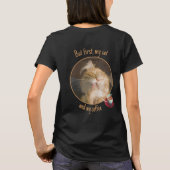 Cat-Foto und Personalisierter Text-T - Shirt hinzu (Rückseite)