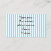 Cat Foto Visitenkarte (Rückseite)