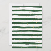 Cat Foto Weihnachtsfeier Feiertagskarte (Rückseite)