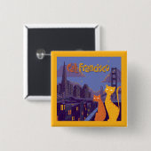 Cat Francisco Button (Vorne & Hinten)