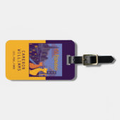 Cat Francisco Gepäckanhänger (Vorderseite horizontal)