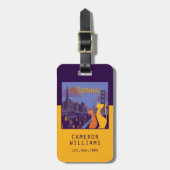 Cat Francisco Gepäckanhänger (Vorderseite vertikal)