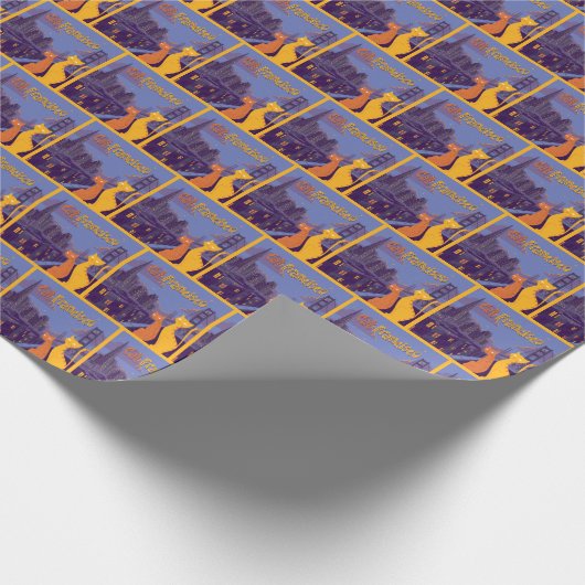 Cat Francisco Geschenkpapier (Ecke)