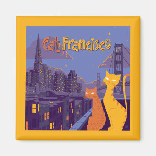 Cat Francisco Magnet