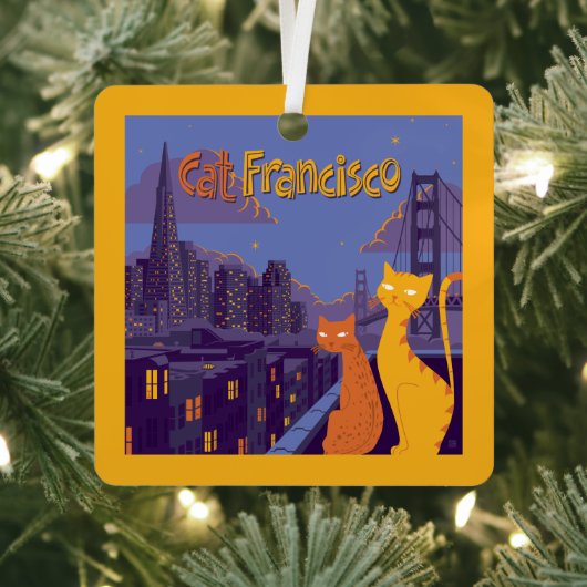 Cat Francisco Ornament Aus Metall (InSitu)