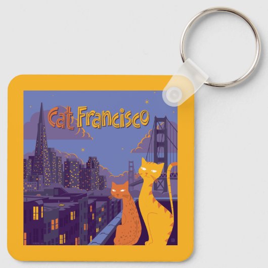 Cat Francisco Schlüsselanhänger (Rückseite)