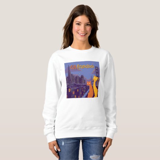 Cat Francisco Sweatshirt (Vorne ganz)