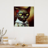Cat Frankenstein Poster (Küche)