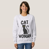 CAT FRAU Funny Cat T - Shirt (Vorne ganz)