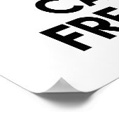 Cat Freak! Fun Poster (Ecke)