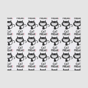 Cat Freak! Fun Tissue Paper Seidenpapier