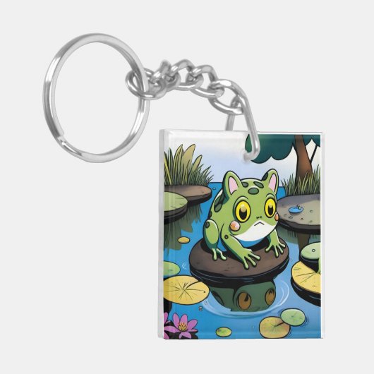 Cat Frog Schlüsselanhänger (Vorderseite links)