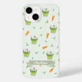 Cat Froth Matcha Green Tees Muster Case-Mate iPhone Hülle (Rückseite)
