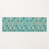 Cat Fun Lover Kitty Pattern Yogamatte (Vorderseite (Horizontal))