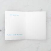 Cat Funny Birthday Postcard Karte (Innenseite)