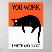 Cat | Funny & decorative Poster (Vorne)