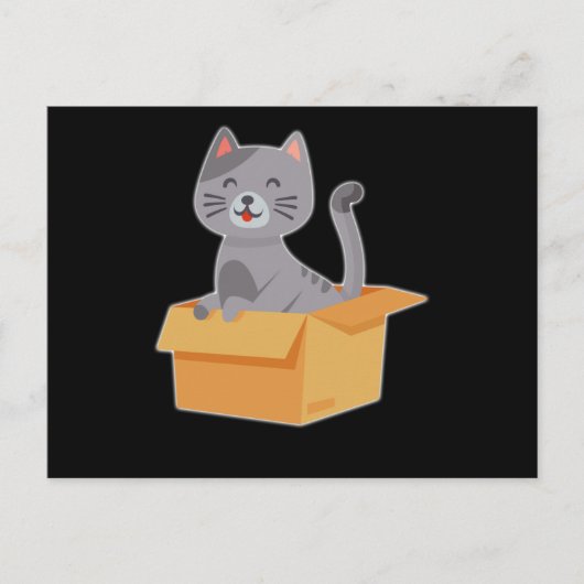 Cat Funny Design Katzen Niedlich Paw Pet Tiergesch Postkarte (Vorderseite)