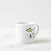 Cat Funny Face Cartoon-29034 Espressotasse (Vorderseite Rechts)