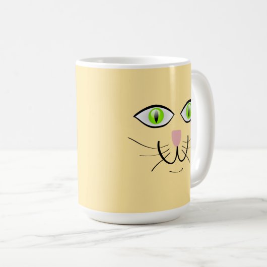 Cat Funny Face Cartoon-29034 Kaffeetasse (VorderseiteRechts)