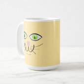 Cat Funny Face Cartoon-29034 Kaffeetasse (Vorderseite Links)