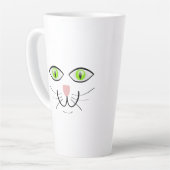Cat Funny Face Cartoon-29034 Milchtasse (Linke Ecke)