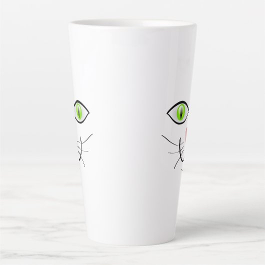 Cat Funny Face Cartoon-29034 Milchtasse (Vorderseite)