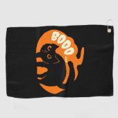 Cat Funny Golfhandtuch (Horizontal)