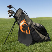 Cat Funny Golfhandtuch (Gras)