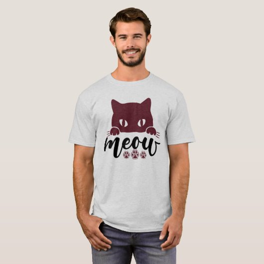 Cat Funny Quotes T-Shirt (Vorne ganz)