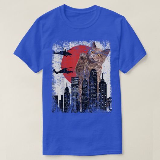 Cat Funny Retro Cat  T-Shirt (Design vorne)