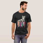 Cat Funny Retro Design für Männer Frauen und Kinde T-Shirt (Vorne ganz)
