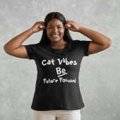 Cat Funny Simple Zitat Personalisiert Modernes Sch T-Shirt