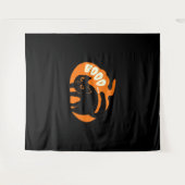 Cat Funny Wandteppich (Vorderseite (Horizontal))