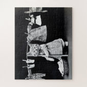 Cat Funny Wäsche Day Puzzle (Vertikal)