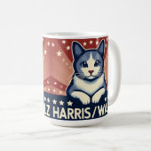 Cat für Harris/Walz Coffee Tasse (VorderseiteRechts)