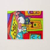 Cat Game Night Puzzle (Horizontal)