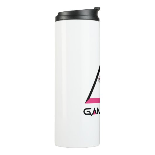 Cat - Game Over Squid Thermosbecher (Nach links gedreht)