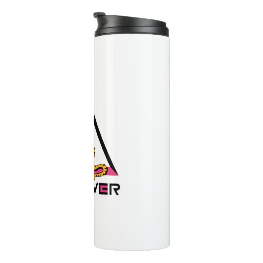 Cat - Game Over Squid Thermosbecher (Nach rechts gedreht)