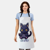 Cat Gamer Schürze (Getragen)