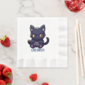 Cat Gamer Serviette (Beispiel)